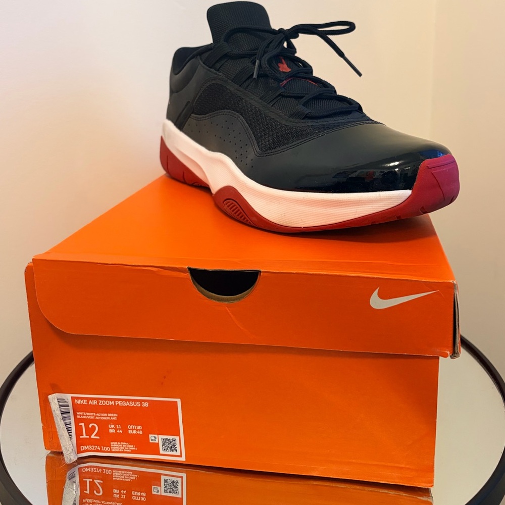 Nike Air Zoom Pegasus 38 Black Red Size 12